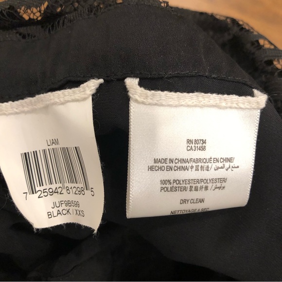 BCBG Maxazria black sleeveless with lace back jumpsuit. Size XXS. - Picture 11 of 12